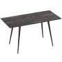 Extendable dining table, 6-8 people, Grey, 160 × 75 × 77 cm