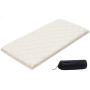 Japoński materac tatami futon VEVOR KZ-002, składany, biały, 203.2 × 99.1 × 6.35 cm