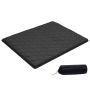 Japoński materac tatami futon VEVOR KZ-011, składany, rozmiar queen, czarny, 203,2 × 152,4 × 8,9 cm