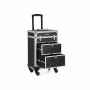 Cosmetic case on wheels, black