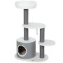 Drapak dla kota, 2 platformy, 60,5 × 98 × 40,5 cm
