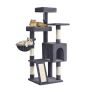 Когтеточка FEANDREA PCT012GS01, 4 когтеточки, 3 платформы, 48 × 48 × 136 см
