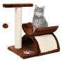 Cat litter box PawHut 40x30x43cm., brown/cream color