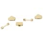 PawHut 5-piece cat climbing wall set, beige