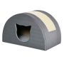 Domek dla kota PawHut 48,5x30x30cm, szaro-beżowy