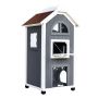 Domek dla kota PawHut 59x55x109cm, różne kolory