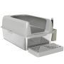 Cat litter box PawHut 60.2x40.6x29cm., gray