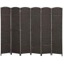 Room divider, 6 parts, 240 × 1.6 × 170 cm