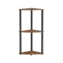 Półka narożna SONGMICS HOME LBC620K01, 3-poziomowa, 27 × 70,6 × 38,3 cm