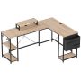 Corner computer desk, left or right, L-shaped or long, 168 × 120 × 90 cm