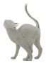 Cat Sparky statue, 17.5 × 26 × 9 cm