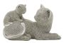 Cat with kitten statuette Cat Sparky, 19 × 13 × 9 cm