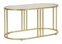 Coffee table Antalia, Gold, 90 × 50 × 45 cm