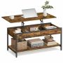 Coffee table VASAGLE LCT261KD02, Adjustable height, 100 × 50 cm