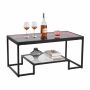 Stolik kawowy VEVOR ZH630, 2 poziomy, 100 × 51 × 48 cm