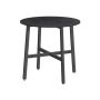 Dining table 80x75cm., black