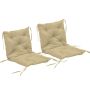 Chair cushions, set of 2, 98 × 50 × 8 cm