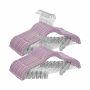 SONGMICS CRF012W01 Trouser Hangers, 12 pcs, 42.5 × 23.5 cm