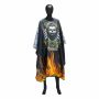 Barber cape ACTIVESHOP J-455, universal size, Black