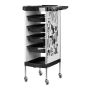 Hairdresser's assistant Gabbiano, 3 shelves