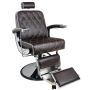 Barber chair Gabbiano Imperial, Hydraulic, Brown