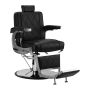 Fotel fryzjerski Hair System BM88066, podnośnik hydrauliczny, czarny