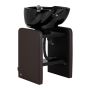 Hairdresser washing station Omega Nautica, Black and brown