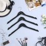 Clothes hangers with notches 20pcs, black