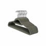 Velvet hangers 20 pcs., gray