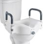 Deska sedesowa VEVOR SC7060B, podniesiona, z podłokietnikami, 535 × 450 × 330 mm