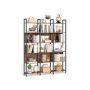 Книжный стеллаж VASAGLE LLS151K01, 6 открытых полок, 128 × 187,1 × 24 см