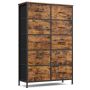 Komoda SONGMICS LGS123BH04, 6 szuflad, 76,7 × 116,7 × 30 cm