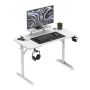 Biurko komputerowe Mark Adler Leader 5.1 z półką na monitor, białe