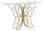 Konsola Butterfly, kolor złoty, 110 × 76 × 40 cm