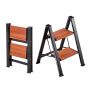 Ladder VEVOR AP-1662F, 2 steps, 44.5 × 49 × 60.5 cm
