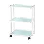Cosmetic table GIOVANNI 1041, 3 shelves, 80 × 55 × 44 cm