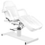 Cosmetic chair A-210C, with split footrests, White