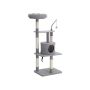 Scratching post 136 cm., light gray