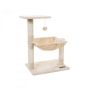 Scratching post with hammock 70 cm., beige
