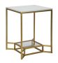 Квадратный журнальный столик DOUBLE MARBLE, 47 × 60 × 47 см