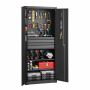 Szafka VEVOR CB03, 2 drzwi, 2 szuflady, 76 × 38 × 180 cm