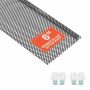 Osłona rynny VEVOR JQ-TG07, 40 szt., czarna, 914,4 × 152,4 × 19,7 mm
