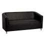 Sofa Gabbiano, 3-osobowa, czarna