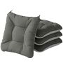 Outdoor seat cushions, 4 pcs, 39.5 × 39.5 × 10 cm