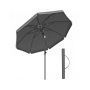 SONGMICS Parasol zewnętrzny, ośmiokątny, Ø 180 × 157–208 cm