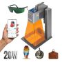 Maszyna do grawerowania laserowego VEVOR Nano Duo, 20 W + 2 W, laser podwójny, 425 × 350 × 310 mm