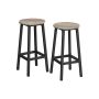 Set of 2 bar stools