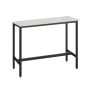 Bar table 40x120x90cm., white/black
