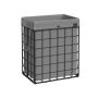 Laundry basket, dark gray