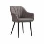 Set of 2 dining chairs with PU covers